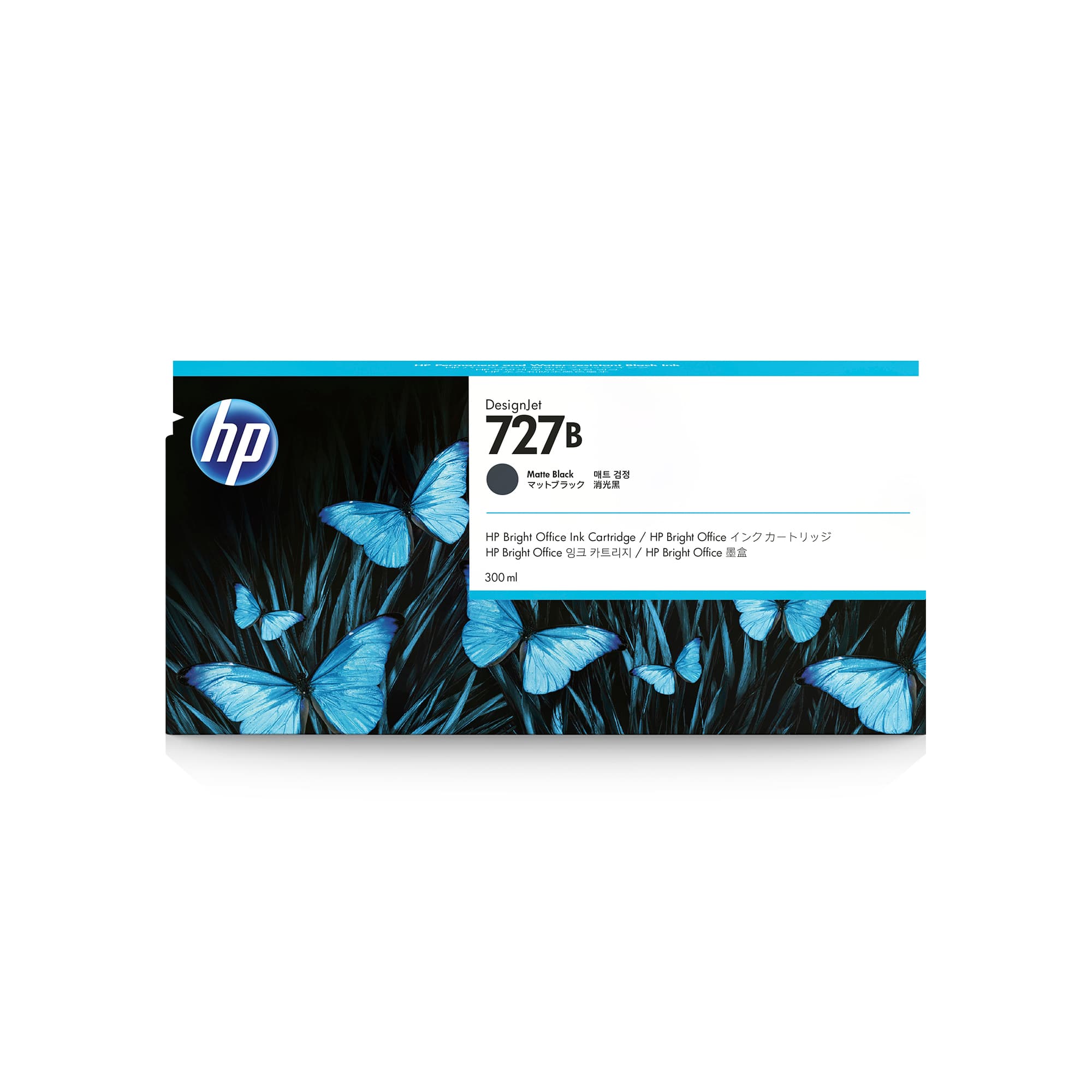 HP HP #727 300ml Matte Blk 3WX19A HI727300MBN