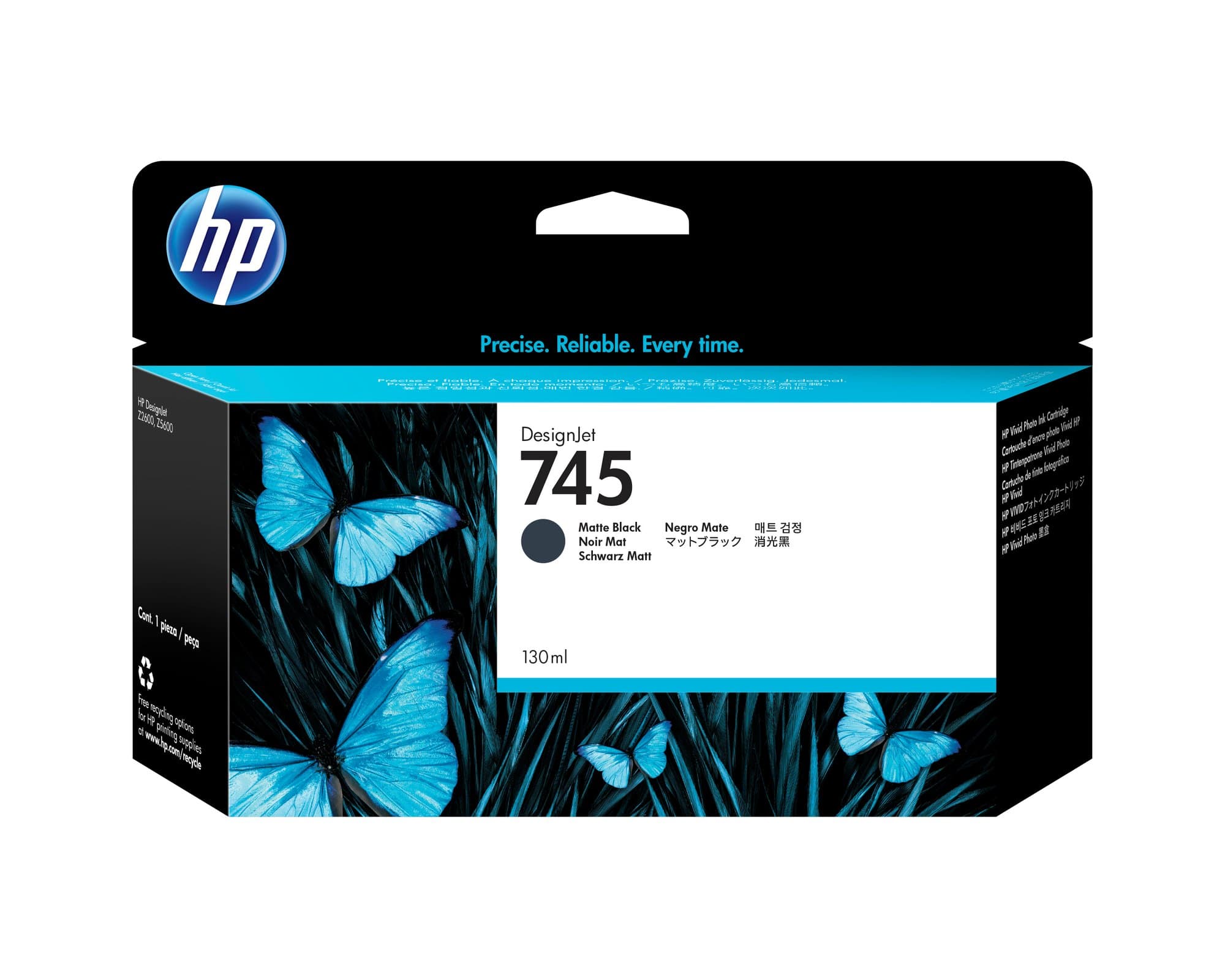 HP HP#745 130ml MatBlk Ink F9J99A HI7451MB