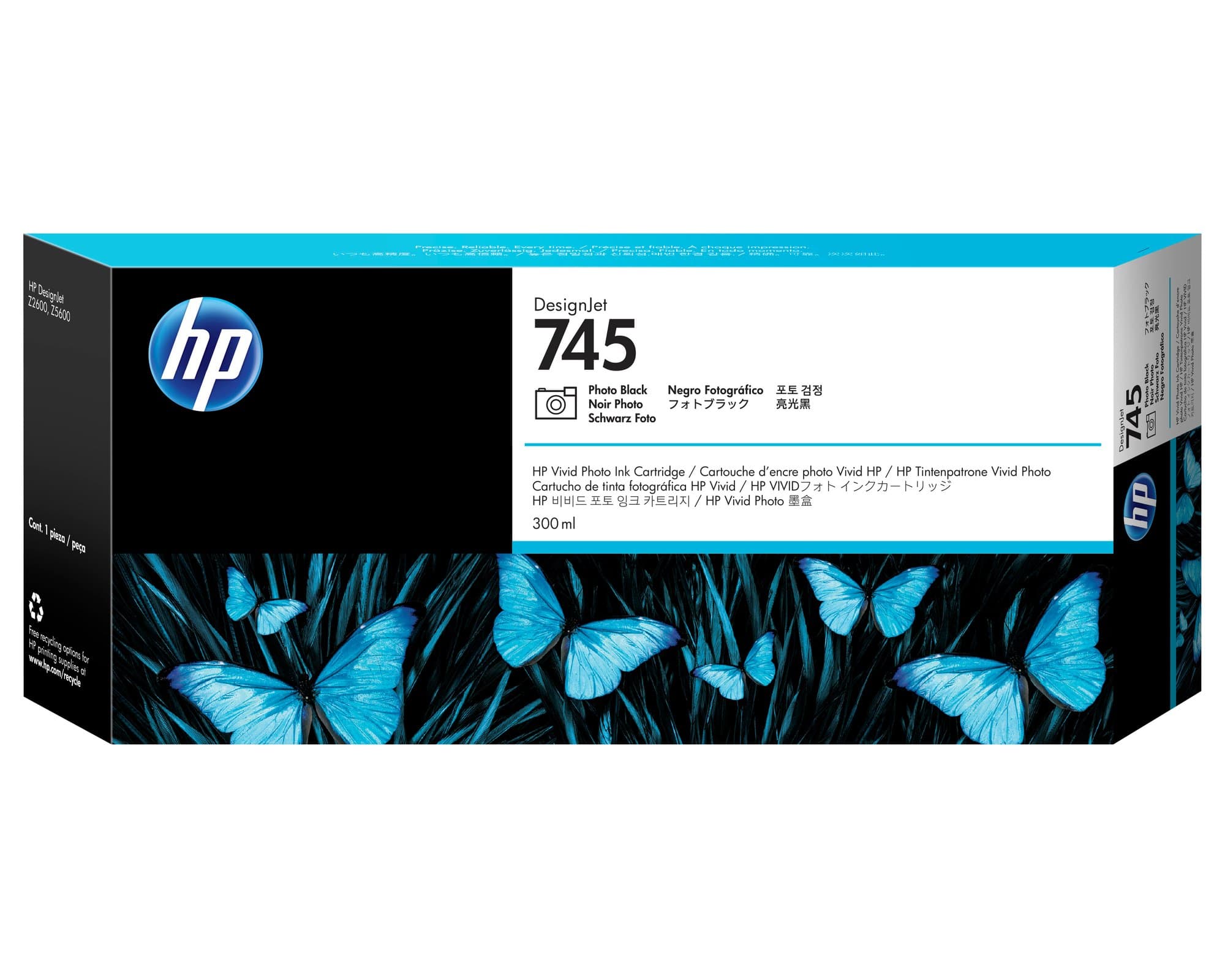 HP HP DJ Photo Black Ink F9K04A HI745PB