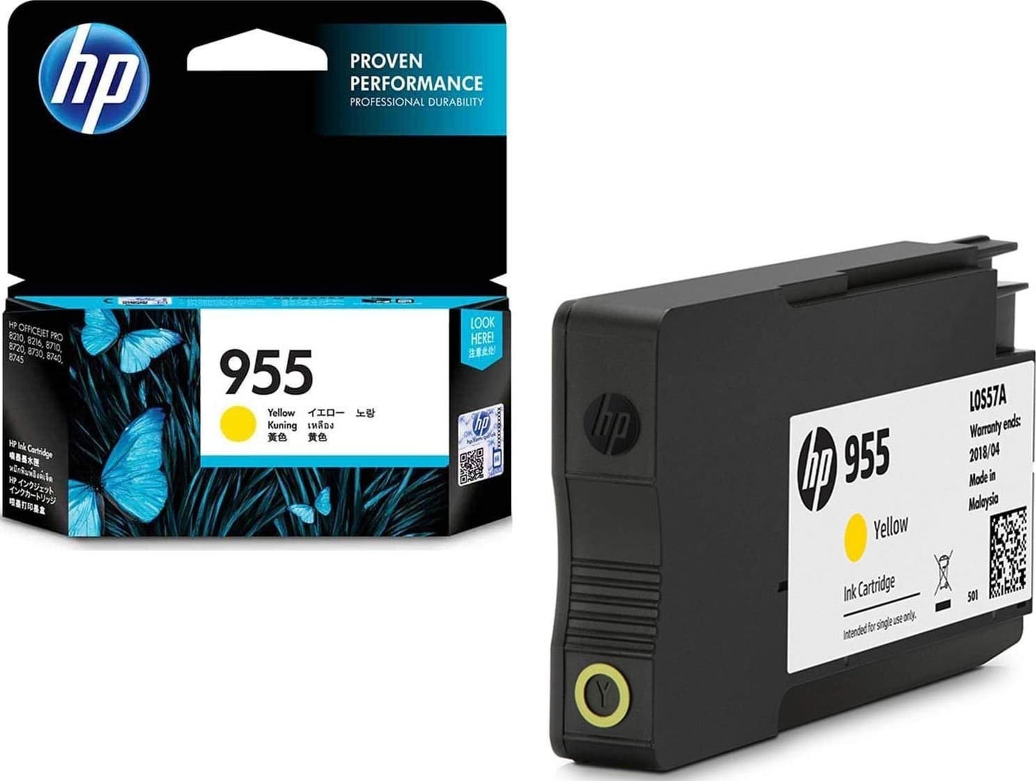 HP HP #955 Yellow Ink L0S57AA HI955Y