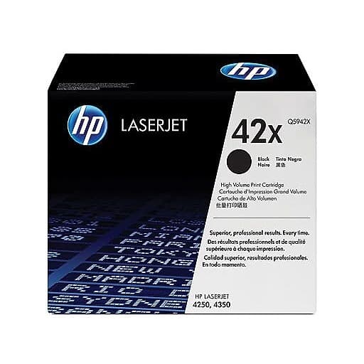 HP HP #42X Black Toner Q5942X HT42X