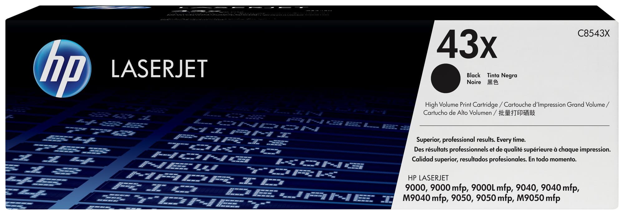 HP HP 43X HY Blk LJ Toner C8543X HT43X