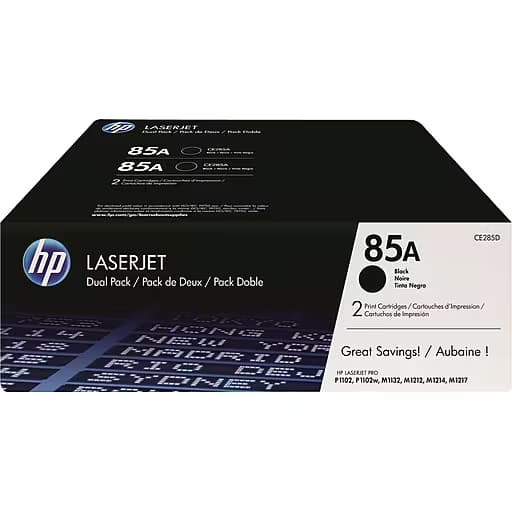 HP HP 85A Blk Ton Dual Pk CE285AD HT85T