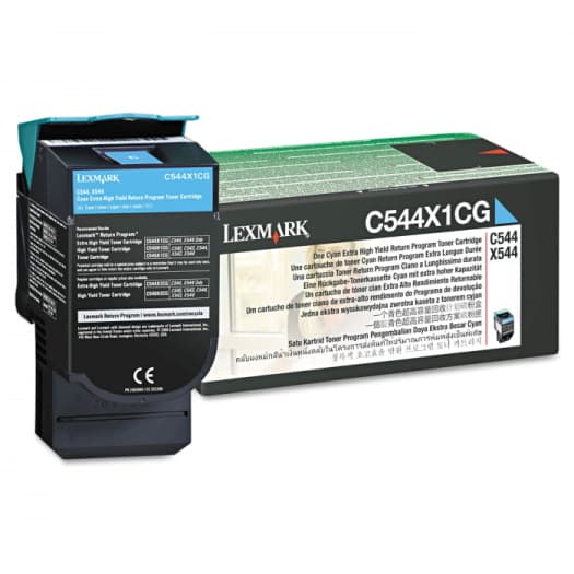 Lexmark Lexm C544X1CG Cyan Toner LX544X1CG