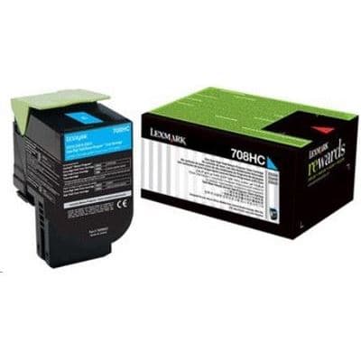 Lexmark Lexm 708HC HY Cyan Toner LX708HC