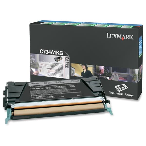 Lexmark Lexm C734 Black Toner Cart LX734A1KG