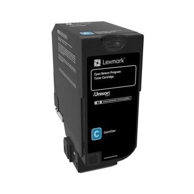 Lexmark Lexm 74C60C0 Cyan Toner LX746C