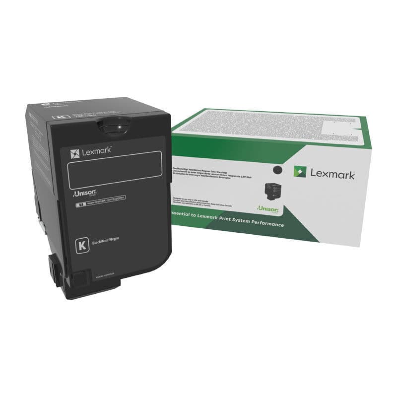 Lexmark Lexm 74C6HK0 HY Black Toner LX746HK