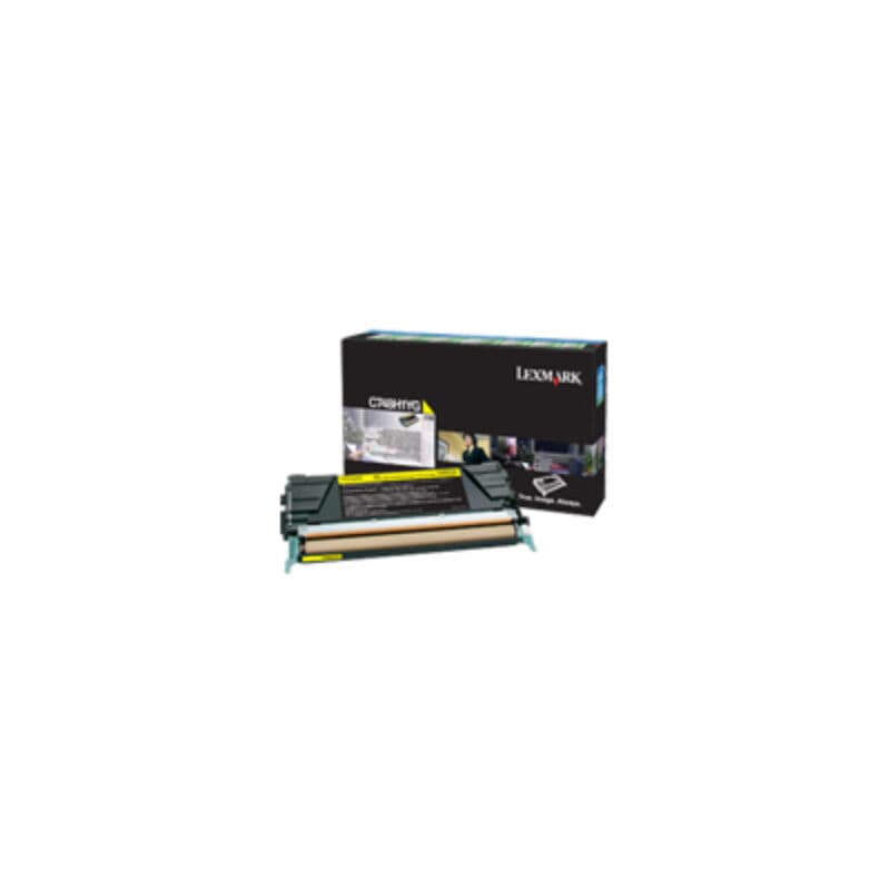 Lexmark Lexm C748H1YG HY Pre Yell Cart LXC748H1YG