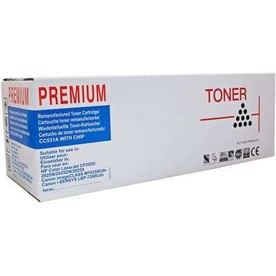 White Box Reman CC531A #304A Cyan Cart WBHT531