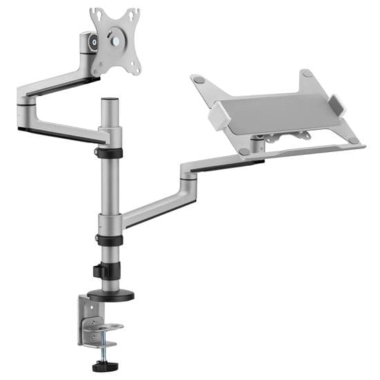 Brateck BRATECK 17"-32" Dual  Arm Premium Articulating Monitor Arm & PC Tray. LDT72-C024ML