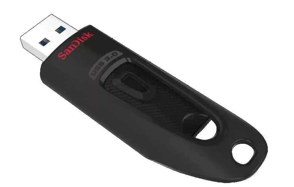 SanDisk Sandisk Ultra USB 3.0 Flash Drive CZ48 128GB USB3.0 Black Stylish Sleek Design 5Y SDCZ48-128G-U46