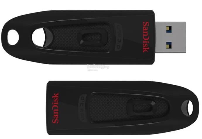 SanDisk Sandisk Ultra USB 3.0 Flash Drive CZ48 256GB USB3.0 Black Stylish Sleek Design 5Y SDCZ48-256G-U46