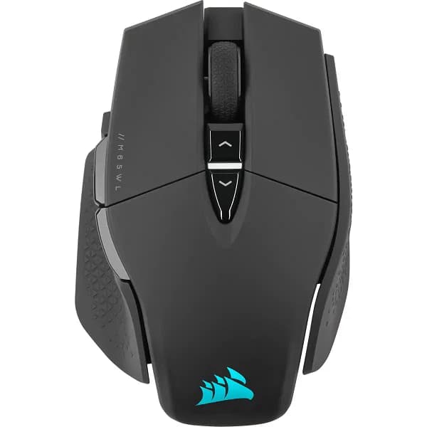 Corsair Corsair M65 RGB LED Ultra Wireless Optical Silver Alu Gaming Mouse - Black CH-9319411-AP2