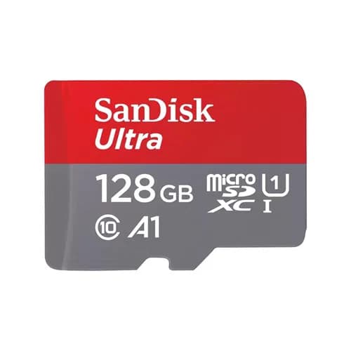 SanDisk Sandisk Ultra Microsdhc Squab 128GB A1 C10 U1 Uhs-I 140MB/S R 4X6 Sd Adaptor 10Y SDSQUAB-128G-GN6MA