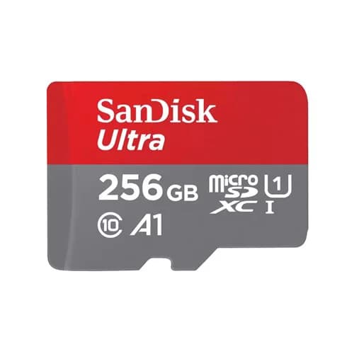 SanDisk Sandisk Ultra Microsdxc Squac 256GB A1 C10 U1 Uhs-I 150MB/S R 4X6 Sd Adaptor 10Y SDSQUAC-256G-GN6MA