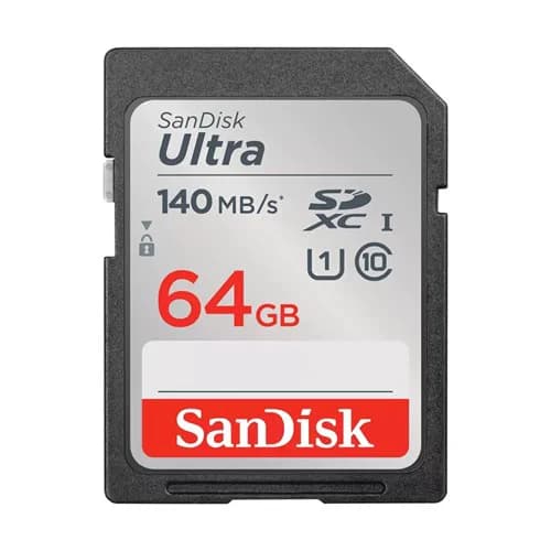 SanDisk Sandisk Ultra Sdxc Sdunb 64GB C10 Uhs-I 140MB/S R 4X6 10Y SDSDUNB-064G-GN6IN