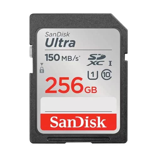 SanDisk Sandisk Ultra Sdxc Sdunc 256GB C10 Uhs-I 150MB/S R 4X6 10Y SDSDUNC-256G-GN6IN