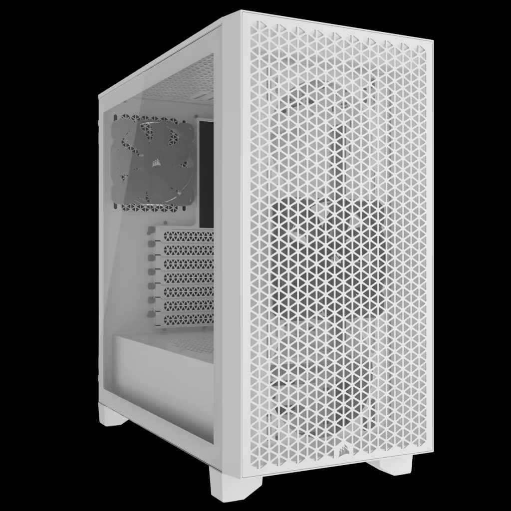Corsair Corsair 3000D Airflow Tempered Glass Mid-Tower - White CC-9011252-WW