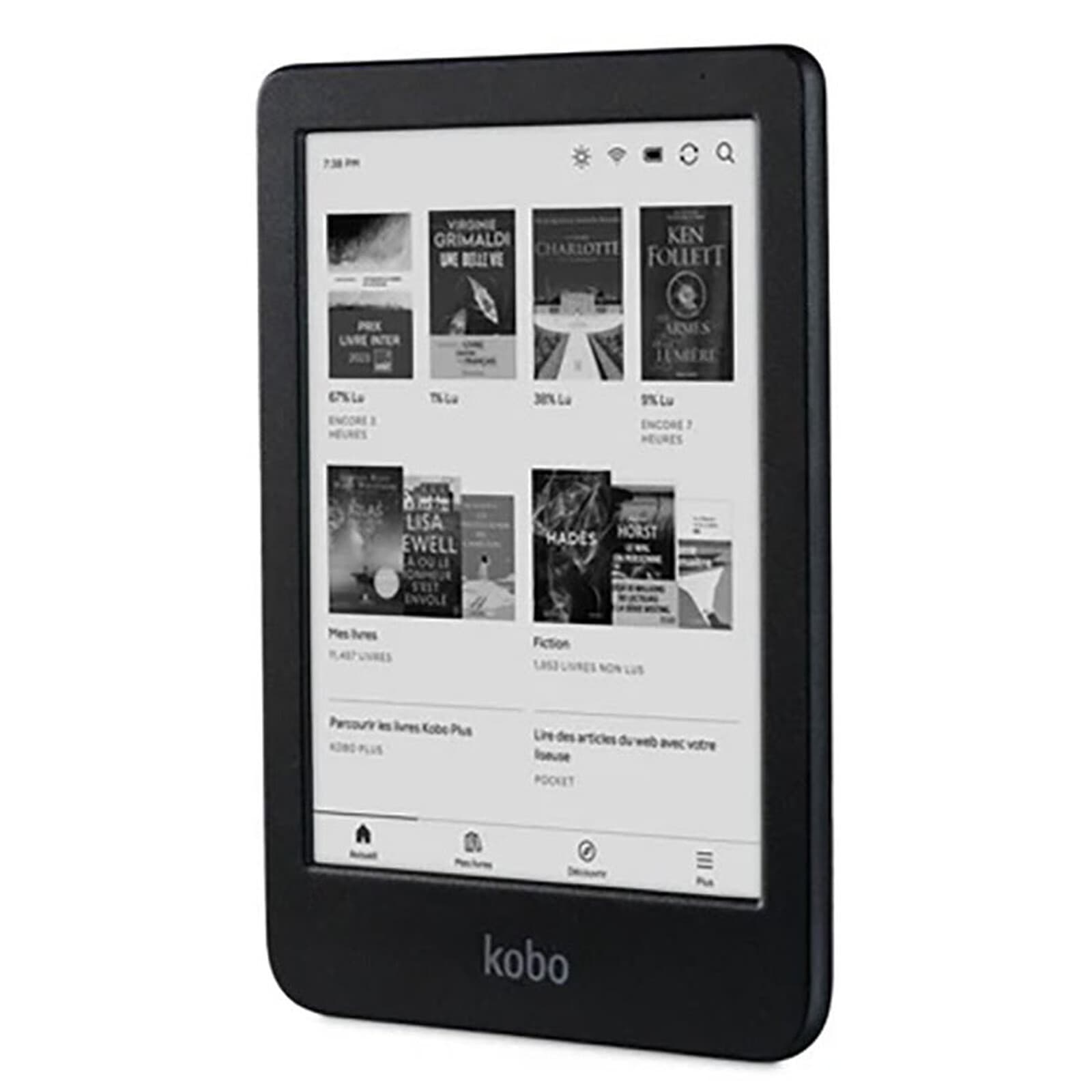 Kobo Kobo Clara Bw 6" E Ink Carta Display Comfort Light Pro & Waterproof E-Reader N365-KU-BK-K-EP