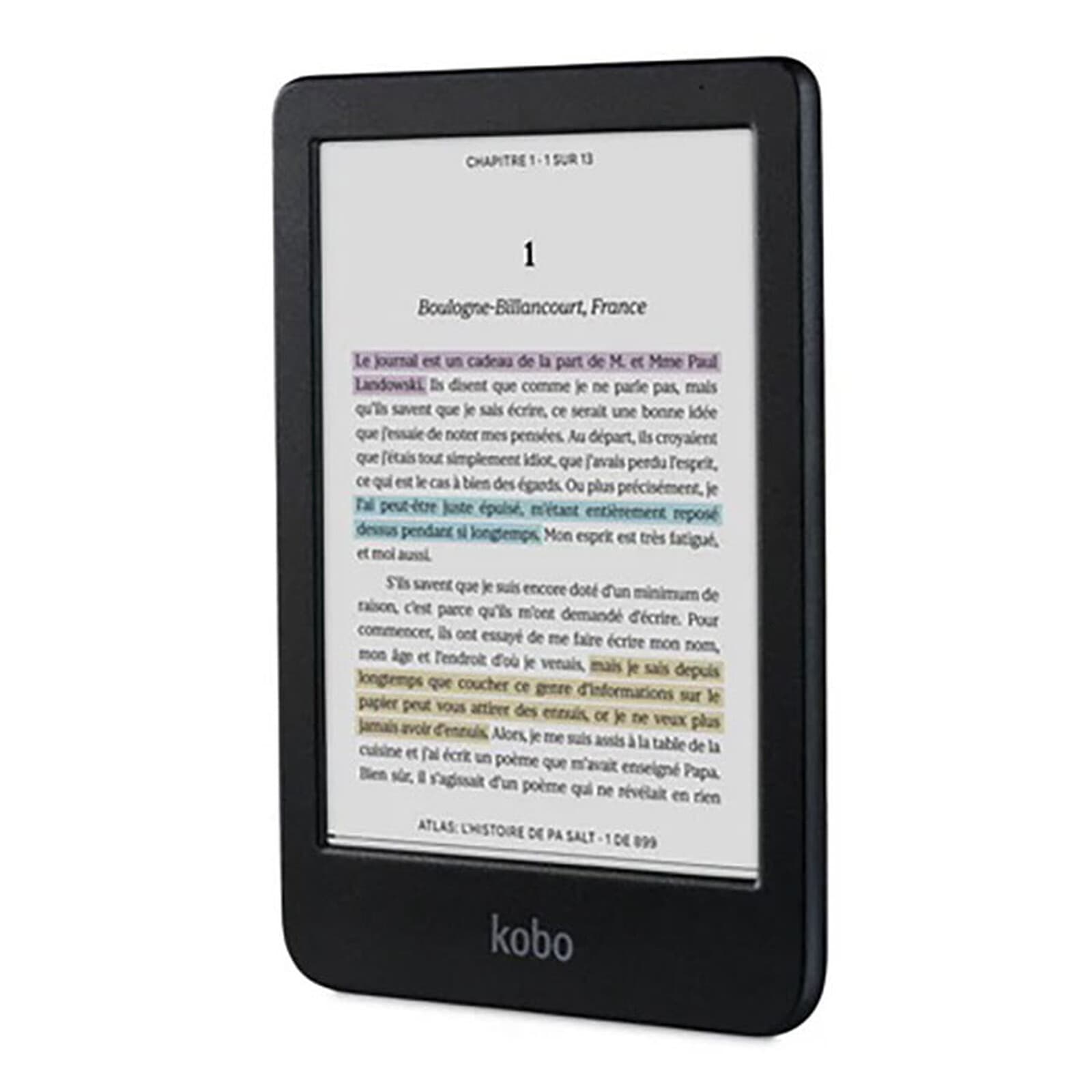 Kobo Kobo Clara Colour Black 6" E Ink Colour Display Comfort Light Pro & Waterproof E-Reader N367-KU-BK-K-CK