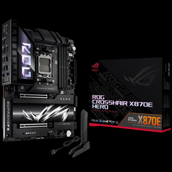 Asus ASUS Rog Crosshair X870E Hero AM5 AMD Motherboard 90MB1IE0-M0UAY0