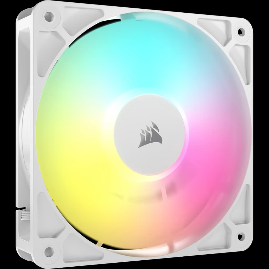 Corsair Corsair RS120 ARGB White, 120MM ARGB Fan, Single Pack CO-9050184-WW
