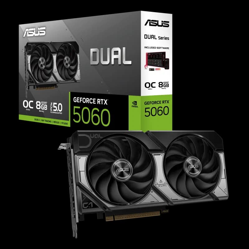 Asus ASUS Dual-RTX5060-O8G Graphics Card 90YV0N12-M0NA00