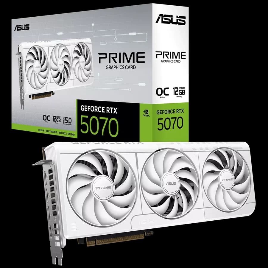 Asus ASUS Prime-RTX5070-O12G-White Graphics Card 90YV0M19-M0NA00