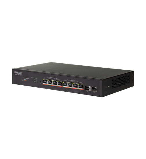 EDGECORE 10 Port Lite L2 Smart Gigabit Web Managed PoE Switch Edgecore — view 2