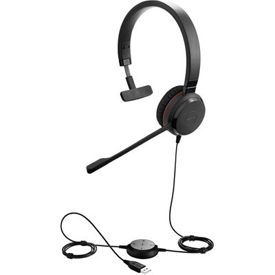 Evolve 20 SE USB (Wired) Monaural Headset USB-C/A UC Jabra — view 2