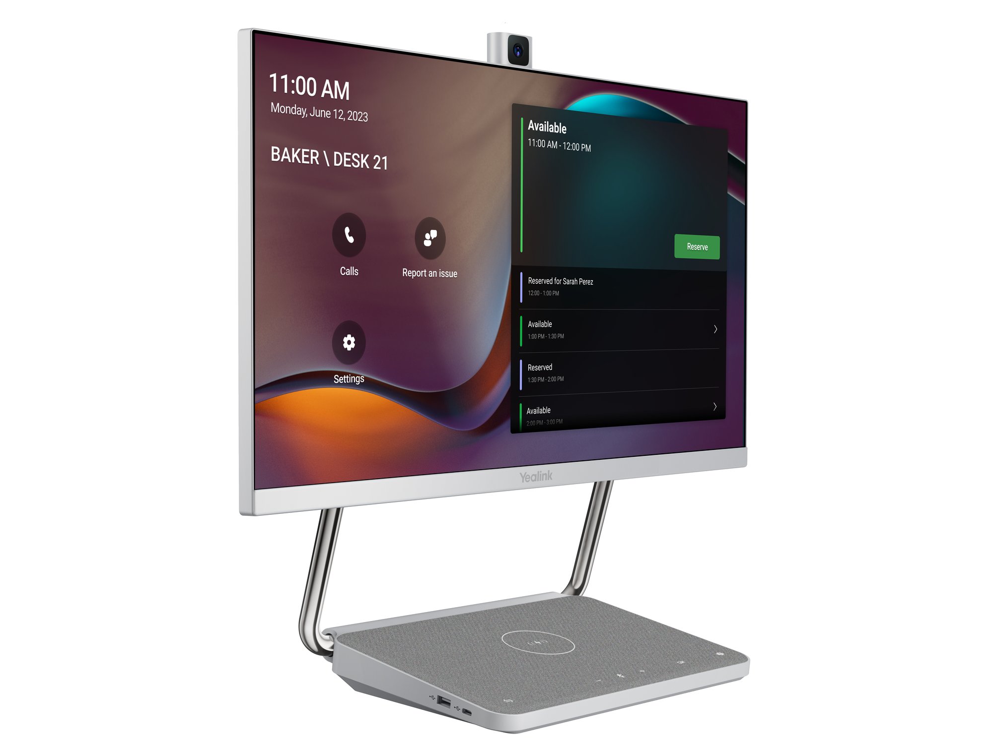 Yealink A24 DeskVision 24 inch Microsoft Teams Display Yealink — view 2