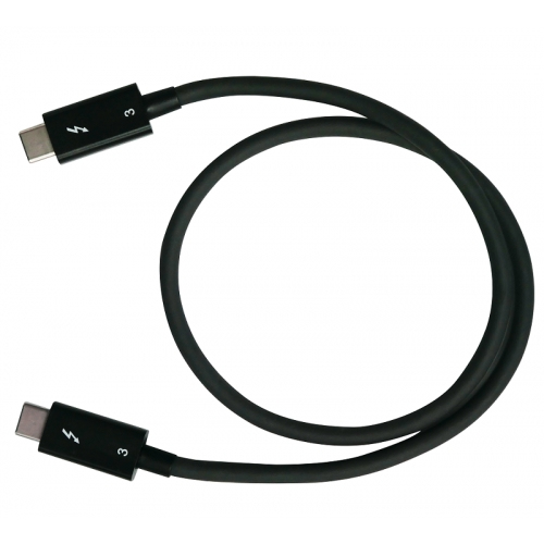 QNAP CAB-TBT305M-40G-LINTES 0.5m Thunderbolt3 Type-C 40Gbps passive cable QNAP — view 2