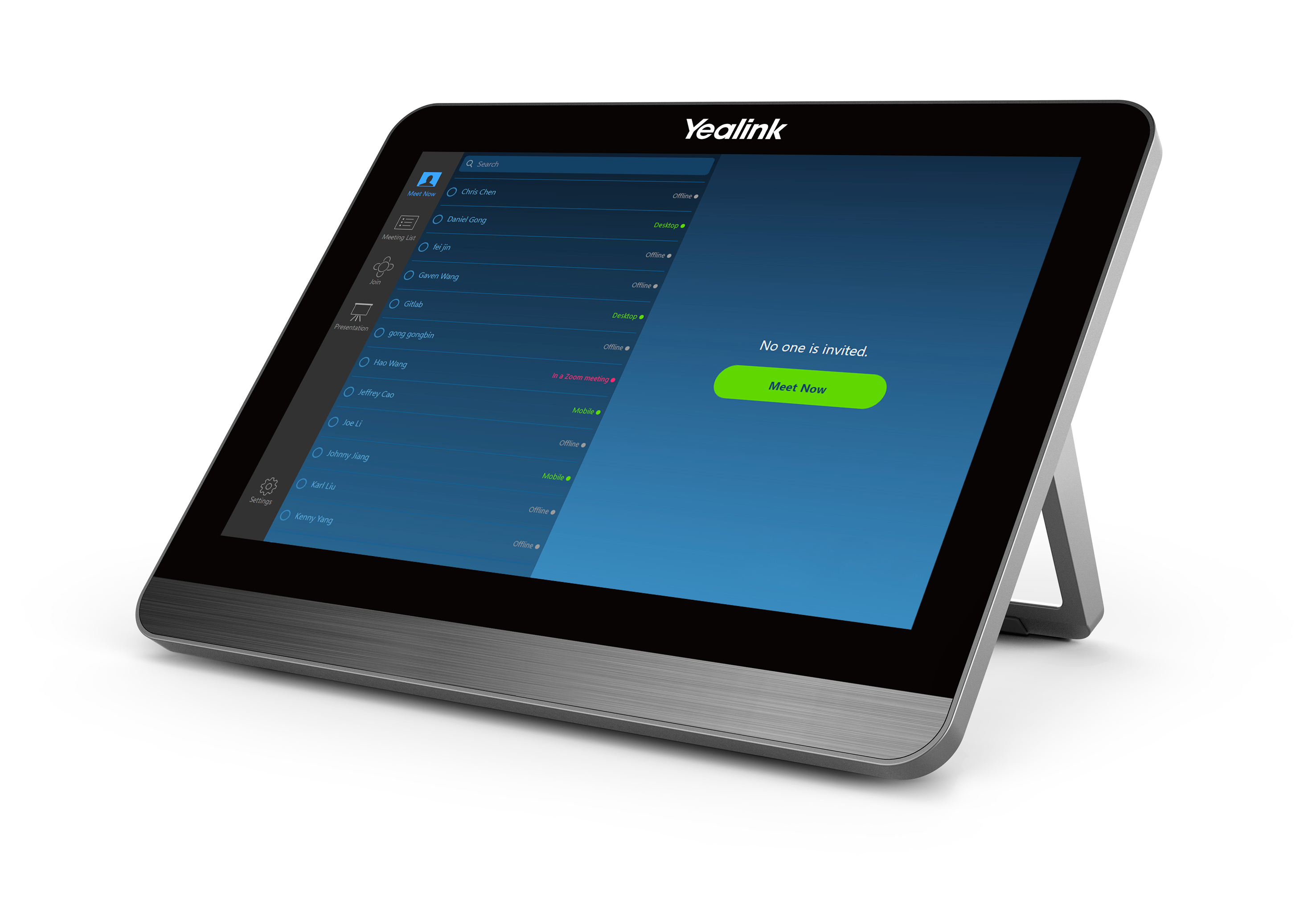Yealink CTP18-STD Collaboration Touch Panel Console for Yealink Meetingbar Teams & Zoom Yealink — view 2