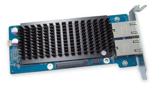 QNAP LAN-10G2T-U Dual-port 10Gbase-T network expansion card for TS-879U-RP TS-1279U-RP TS-EC879U-RP TS-EC1279U-RP TS-1679U-RP TS-EC1679U-RP TVS-1271U QNAP — view 2