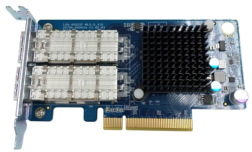 QNAP LAN-40G2SF-MLX Dual-port 40GbE QSFP+ network expansion card QNAP — view 2