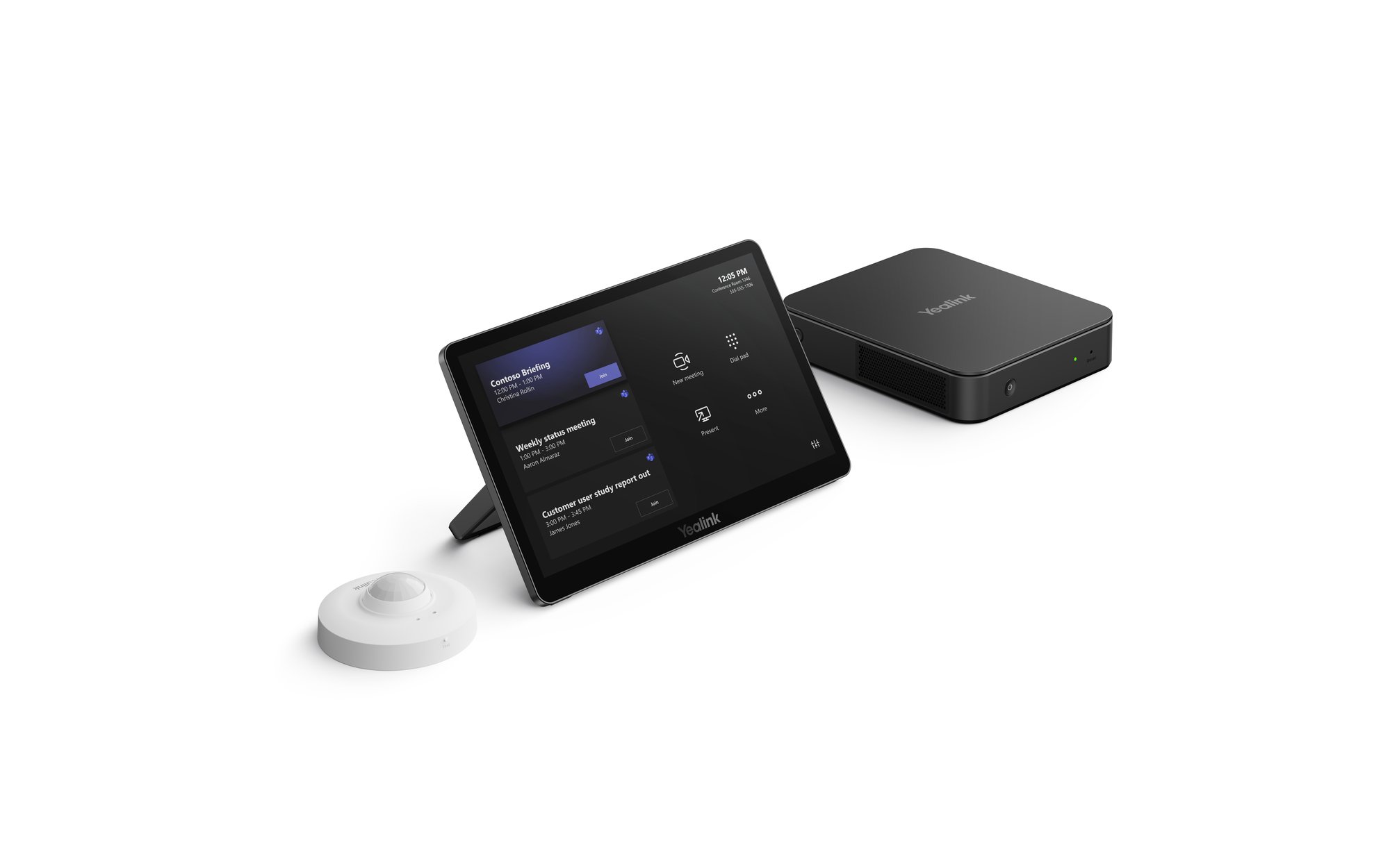 Yealink MCOREKIT-C5-MS MS Teams Room System with 11.6in Touch Plus Console and RoomSensor Yealink — view 2
