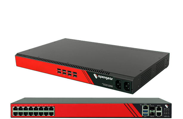 Opengear OM2216-AU Console Server + Automation 16 Serial 8G RAM 64G Flash 1GbE AU power cord Python Runtime Docker Support Secure Boot Opengear — view 2