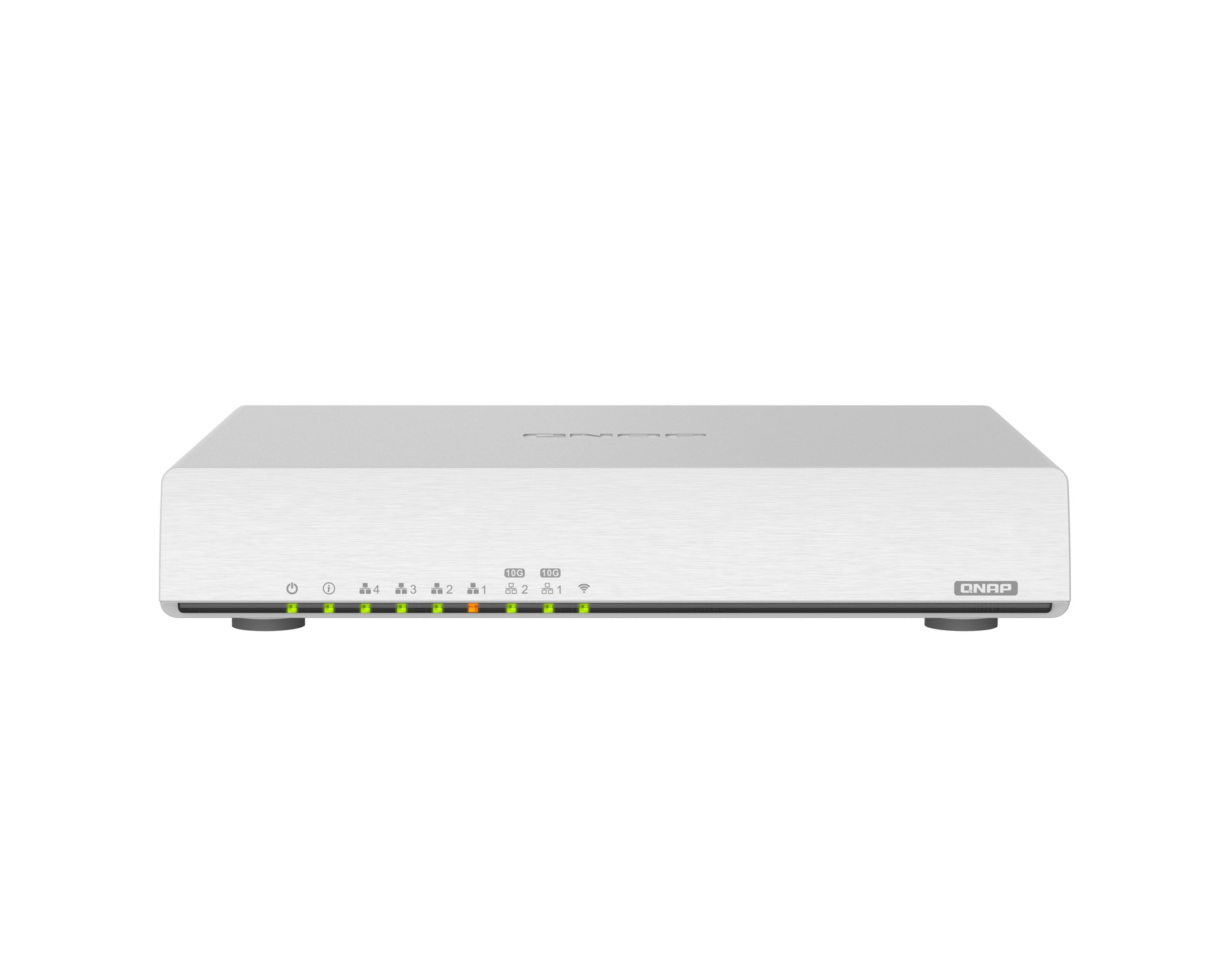 QNAP QHORA-301W Wireless Router 2x 10GbE LAN/WAN Ports 4x 1G LAN Ports Wi-Fi 6 Firewall SD-WAN IPS QNAP — view 2
