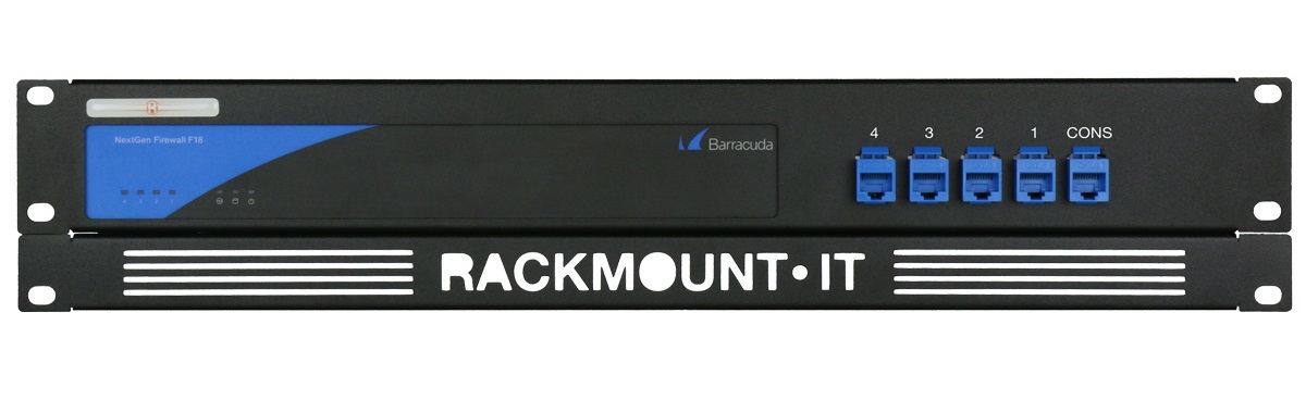 Rackmount.IT RM-BC-T1 Rack mount Kit for Barracuda F18 Rev. A / F80 Rev. A / X50 / X100 / X200 Rackmount.IT — view 2