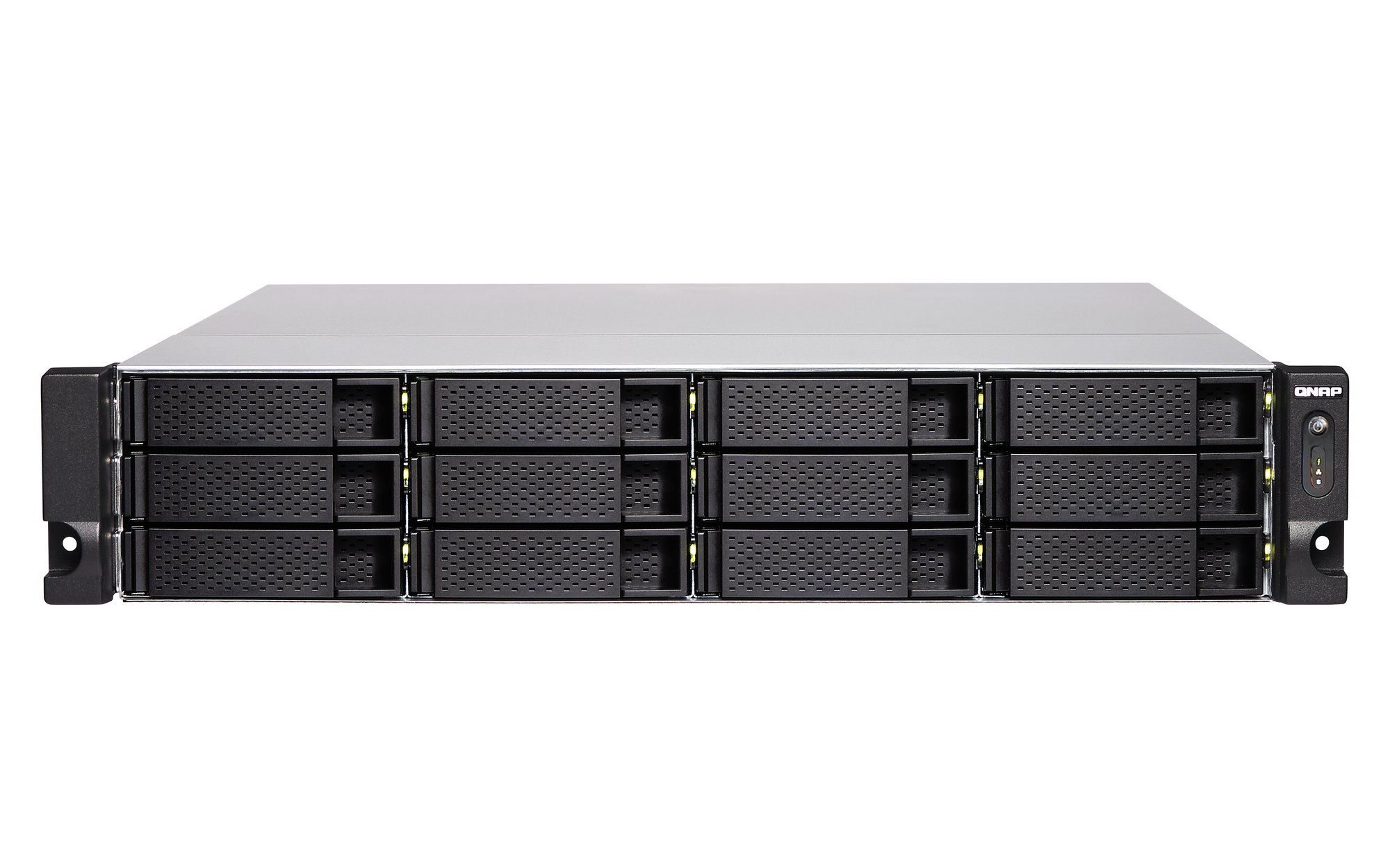 QNAP TS-1283XU-RP-E2124-8G 12-Bay NAS Xeon quad-core 3.3GHz CPU 8GB RAM Rackmount Dual PSU QNAP — view 2