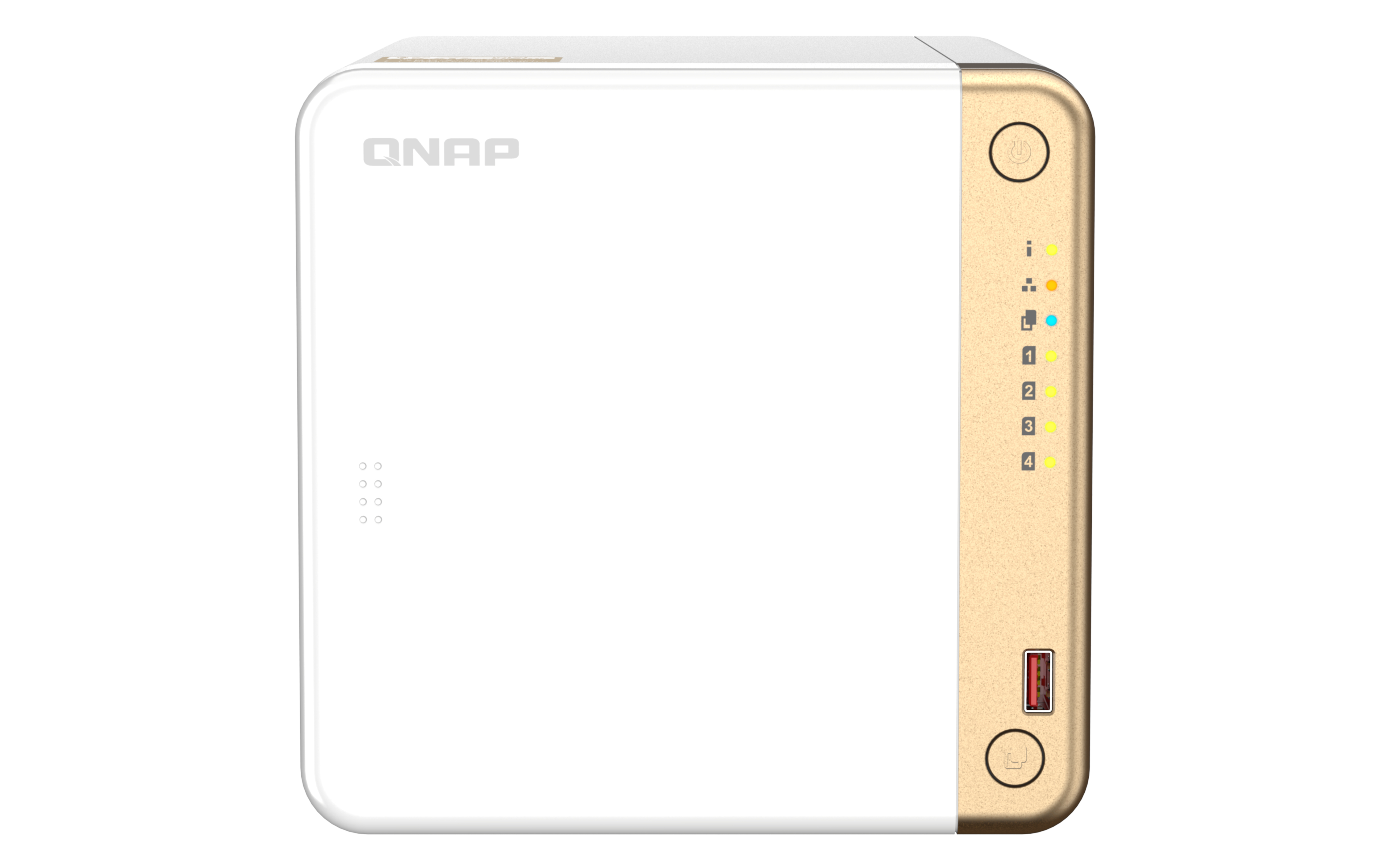 QNAP TS-462-4G 4-Bay desktop NAS Intel Celeron N4505 dual-core 4 GB DDR4 RAM QNAP — view 2