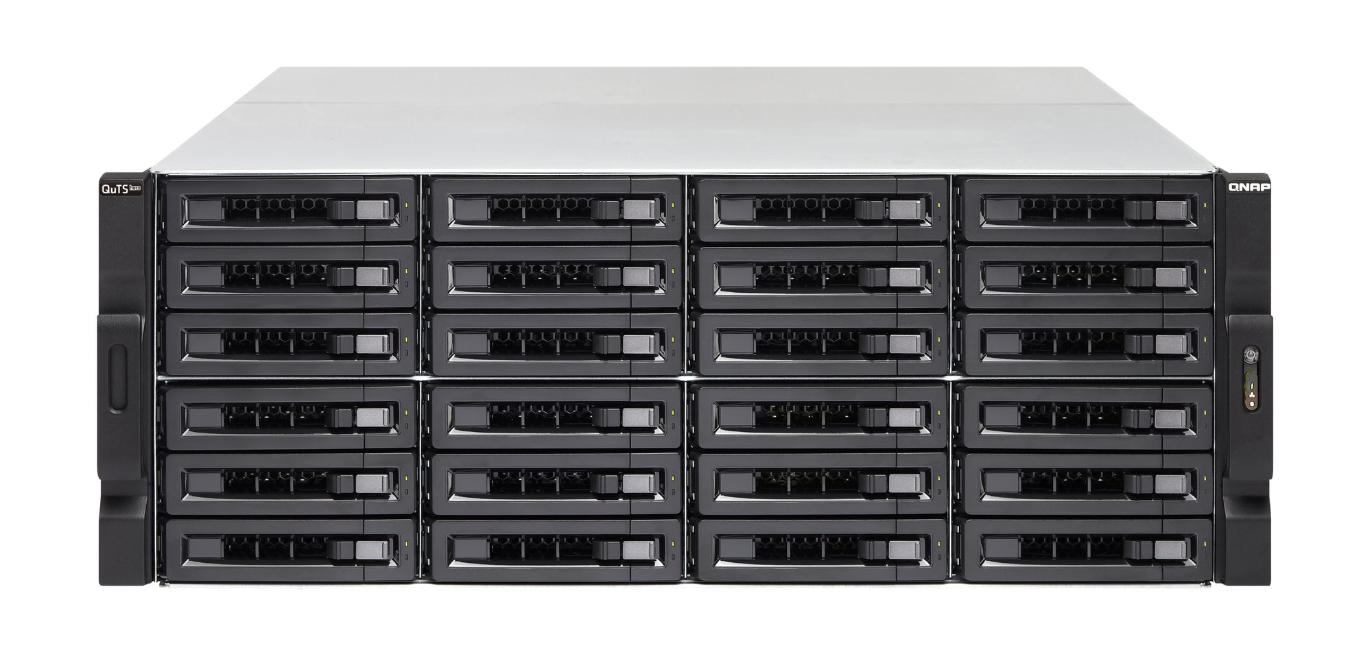 QNAP TS-H2477XU-RP-3700X-32G 24-Bay Rackmount NAS Ryzen 7 3700X 8-core CPU 32GB RAM Dual Power QNAP — view 2
