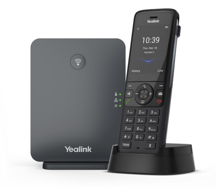 Yealink W78P Wireless DECT Phone System with W70B Base Station and W78H Handset Yealink — view 2