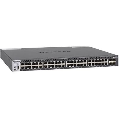 AV Line 48-Port 10GigE Managed Switch with 48x 10GigE Ethernet 4x 10GigE SFP+ Ports (Shared) NETGEAR — view 1