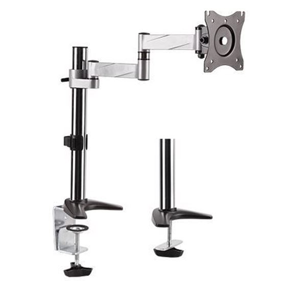 BRATECK 13-27" Single Monitor Desk Mount. Max Load 8kgs. Rotate, Brateck — view 2