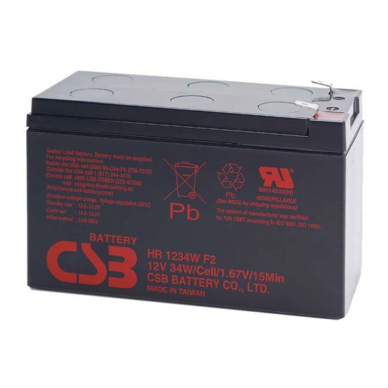 CSB 12V 9.0 AH Replacement UPS Battery - 1 Year Warranty. CSB — view 2