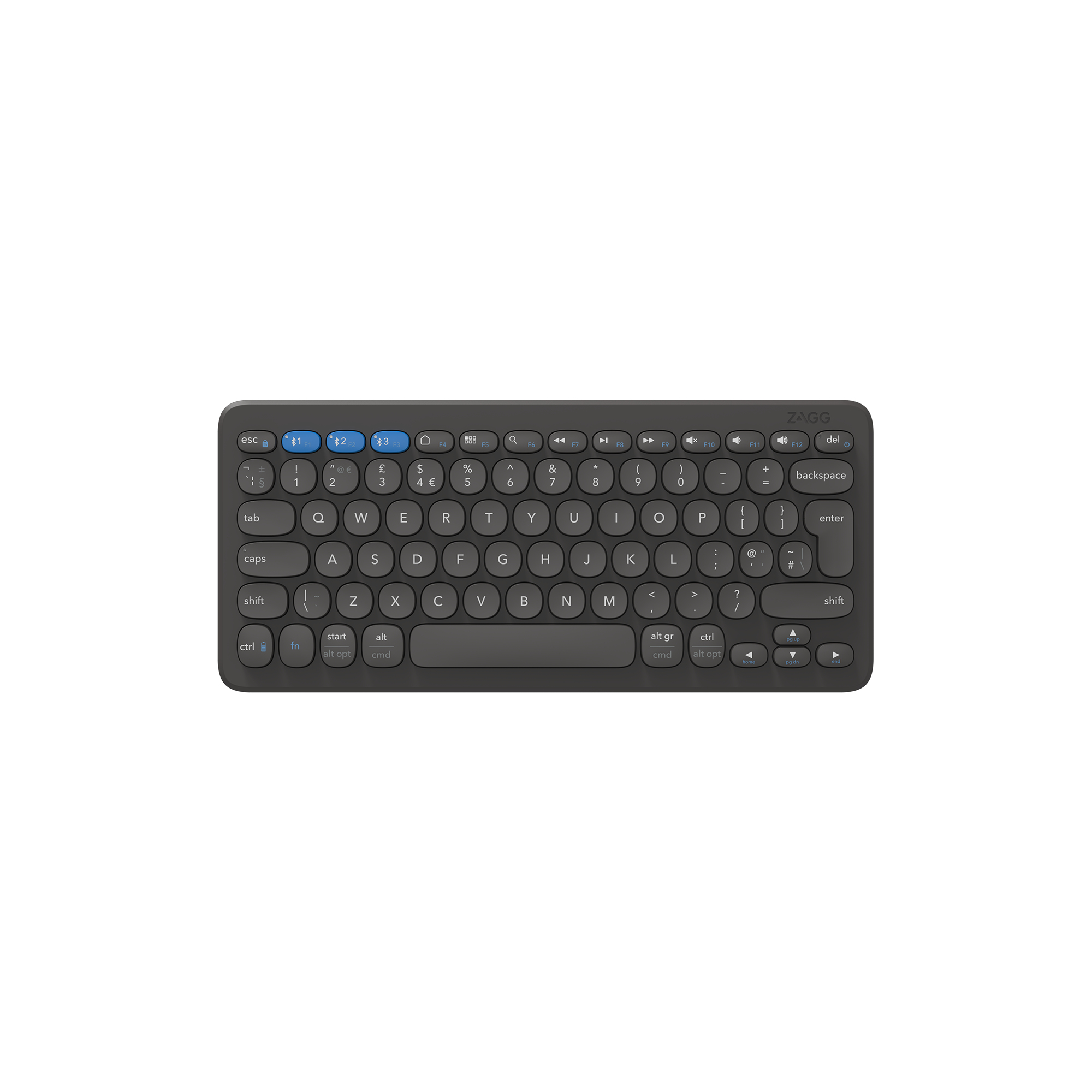 Zagg Wireless - Bluetooth/USB C 12" Keyboard ZAGG — view 2