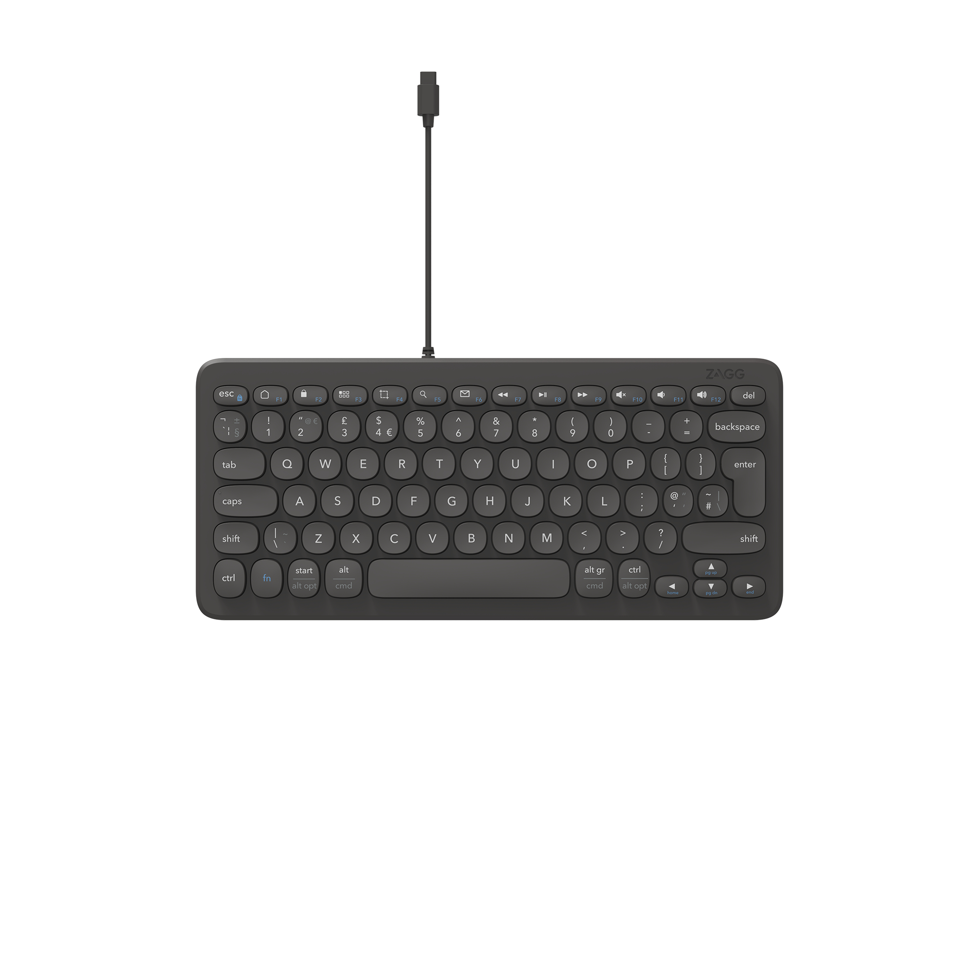 Zagg Wired USB C 12" Keyboard ZAGG — view 2
