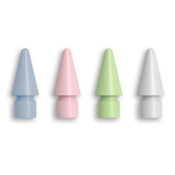 Zagg Apple Pencil Replacement Tips, Pastel (pack of 4) ZAGG — view 2